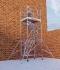 Rusztowanie  TOP SYSTEM ZE SCHODAMI  8,40m wieża jezdna o wymiarach  135 x 180 cm   Faraone  G1-74